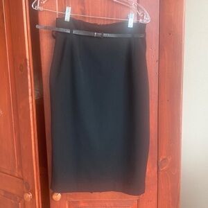 Express size 2 skirt, belted, zip in back